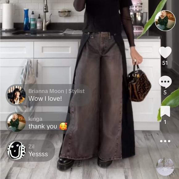 SOLD ON DEPOP Free People We The Free Gwyneth Jeans Size 26 NWT - Picture 11 of 11